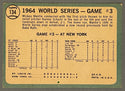 Mickey Mantle 1965 Topps Baseball Card #134