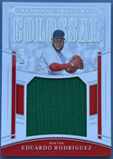 Eduardo Rodriguez 2020 National Treasures Colossal Jersey Card #65/99