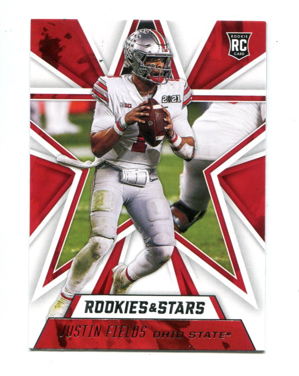 Justin Fields 2021 Panini Chronicles Rookies & Stars Draft Picks #302 RC