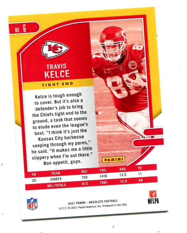 Travis Kelce 2020 Panini Absolute Football Mojo #6