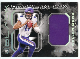 Kellen Mond 2021 Panini Black Rookie Influx Patch Card #RI-KM