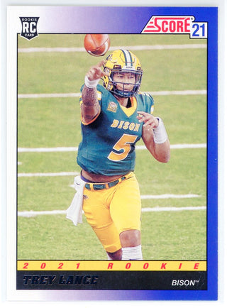 Trey Lance 2021 Panini Score Rookie Card #TB3