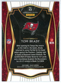 Tom Brady 2020 Panini Select Premier Level Card #101