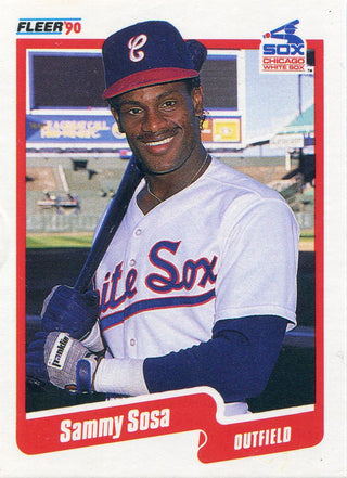 Sammy Sosa 1990 Fleer Rookie Card