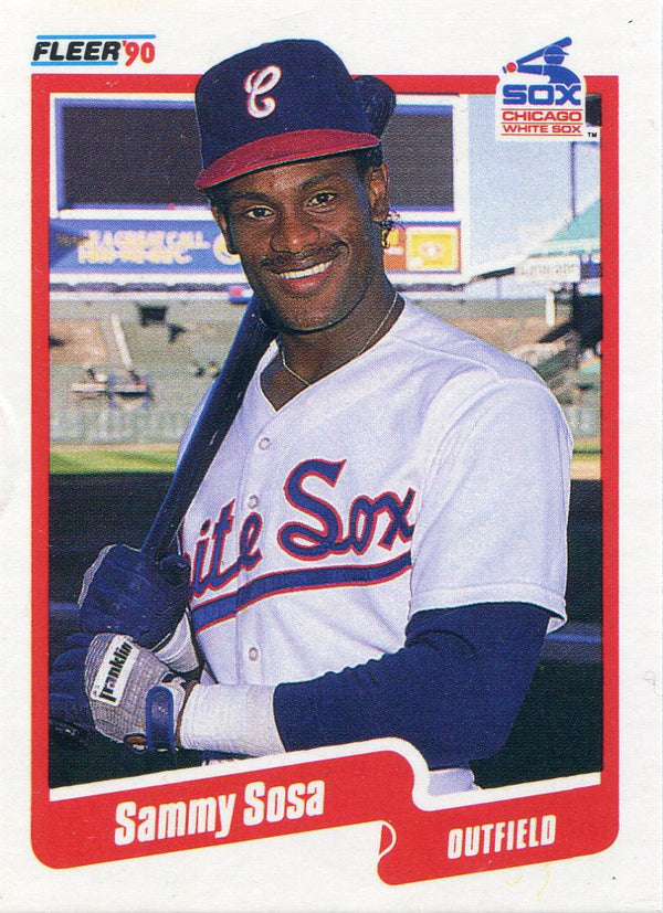 Sammy Sosa 1990 Fleer Rookie Card