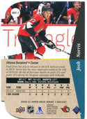 Josh Norris Upper Deck Rookie Card 2020