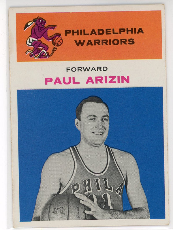 Paul Arizin 1961 Fleer Card #2