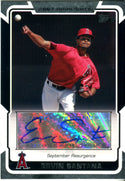 Ervin Santana 2008 Topps Autographed Card
