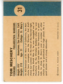 Tom Meschery 1961 Fleer Card #31
