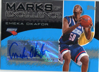 Emeka Okafor 2004 Topps Marks Of Excellence Autographed Card