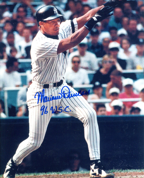 Mariano Duncan "96 WSC" Autographed 8x10 Photo