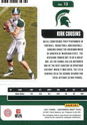 Kirk Cousins 2021 Panini Contenders Card