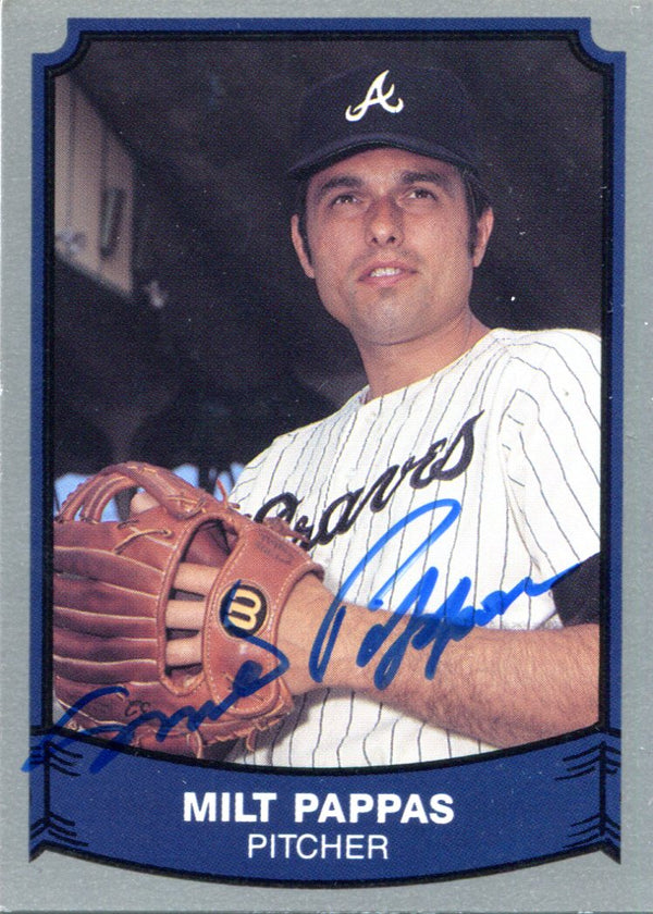 Milt Pappas Autographed 1989 Pacific Card