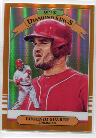 Eugenio Suarez 2019 Donruss Optic Diamond Kings Orange Prizm Card 60/99