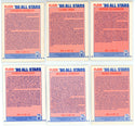 1990-91 Fleer All-Stars Sticker Set (1-12)