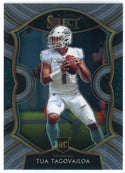 Tua Tagovailoa 2021 Panini Select Concourse Rookie Card #45