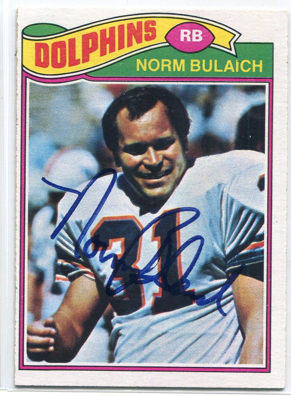 Norm Bulaich Autographed 1977 Topps Card