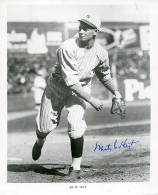 Waite Hoyt Autographed 8x10 Photo