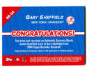 Gary Sheffield 2004 Topps Bazooka #BBGS Bat Card