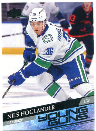 Nils Hoglander Upper Deck Young Guns Rookie