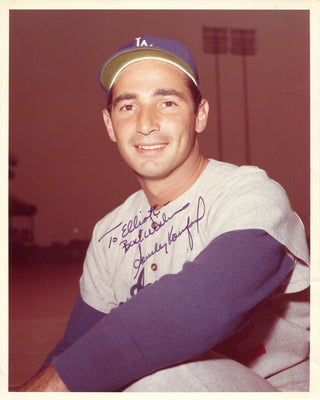 Sandy Koufax Autographed 8x10 Baseball Photo