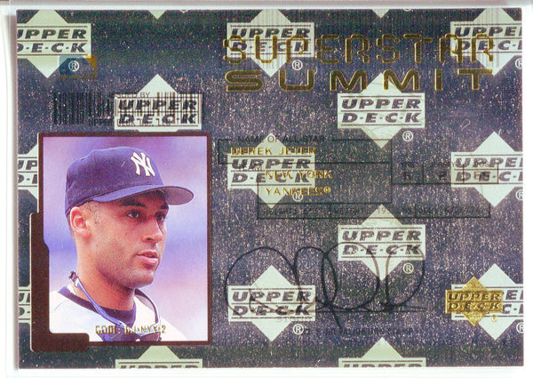 Derek Jeter 2000 Upper Deck Superstar Summit Card #SS1