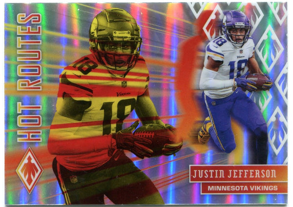 Justin Jefferson Panini Phoenix Hot Routes 2020 Rookie