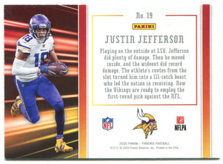 Justin Jefferson Panini Phoenix Hot Routes 2020 Rookie