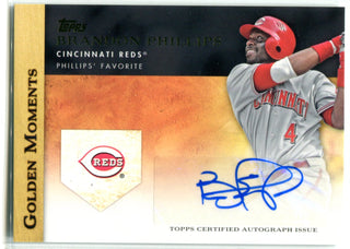 Brandon Phillips Autographed Topps Card