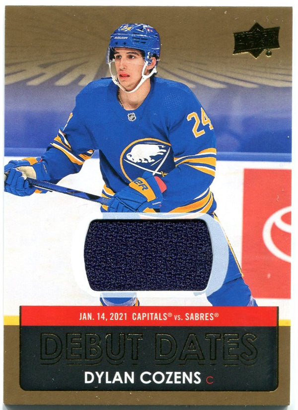 Dylan Cozens Upper Deck Jersey Card Debut Dates