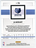 Ja Morant 2019-20 Panini Chronicles Rookie Card #116