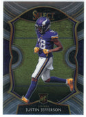 Justin Jefferson 2020 Panini Select Concourse Rookie Card #61