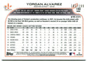 Yordan Alvarez Topps Chrome 2022 Refractor 181/199