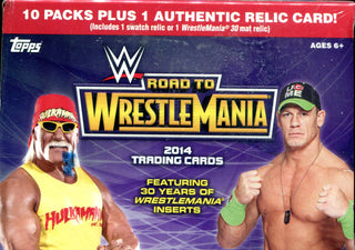 2014 Topps WWE Road to Wrestlemania Factory Sealed Blaster Box