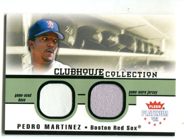 Pedro Martinez 2002 Fleer Platinum Clubhouse Collection Jersey Card