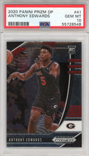 Anthony Edwards 2020 Panini Prizm Draft Pick Rookie Card #41 (PSA)