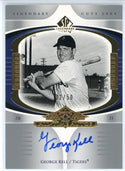 George Kell Autographed 2004 Upper Deck Legendary Cuts Card #AA-GK