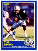 Tim Brown Score 1989 Raiders #86