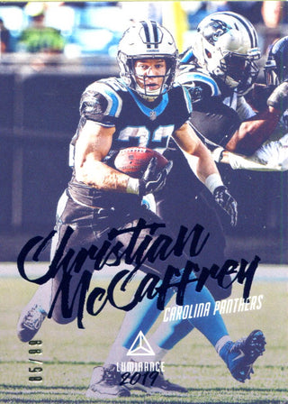 Christian McCafrey 2019 Panini Luminance Insert Card