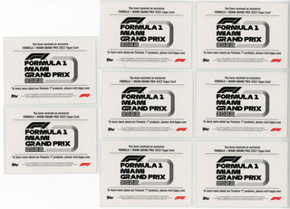 Formula 1 2022 Topps Miami Grand Prix Set of 8 Cards