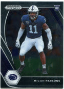 Micah Parsons Panini Prizm Draft Picks Rookie Card