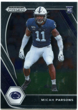 Micah Parsons Panini Prizm Draft Picks Rookie Card