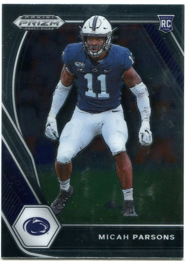 Micah Parsons Panini Prizm Draft Picks Rookie Card