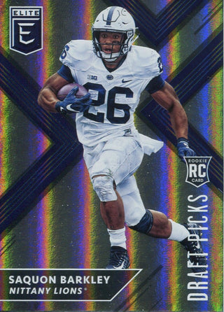 Saquon Barkley 2018 Panini Elite Draft Picks Rookie Card