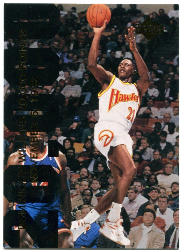 Michael Jordan Dominique Wilkins Upper Deck 20,000 points