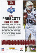 Dak Prescott 2016 Panini Score Rookie Card