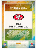 Eli Mitchell Autographed 2022 Panini Chronicles Donruss Gridiron Kings Card #GK-17