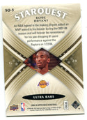 Kobe Bryant 2008-09 Upper Deck Starquest Yellow #SQ-5