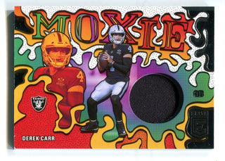 Derek Carr 2021 Panini Moxie #MO28 Jersey Card