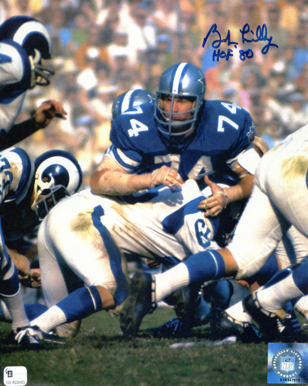 Bob Lilly "HOF 80" Autographed 8x10 Photo